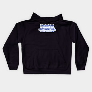 Someone gives your strength Kids Hoodie